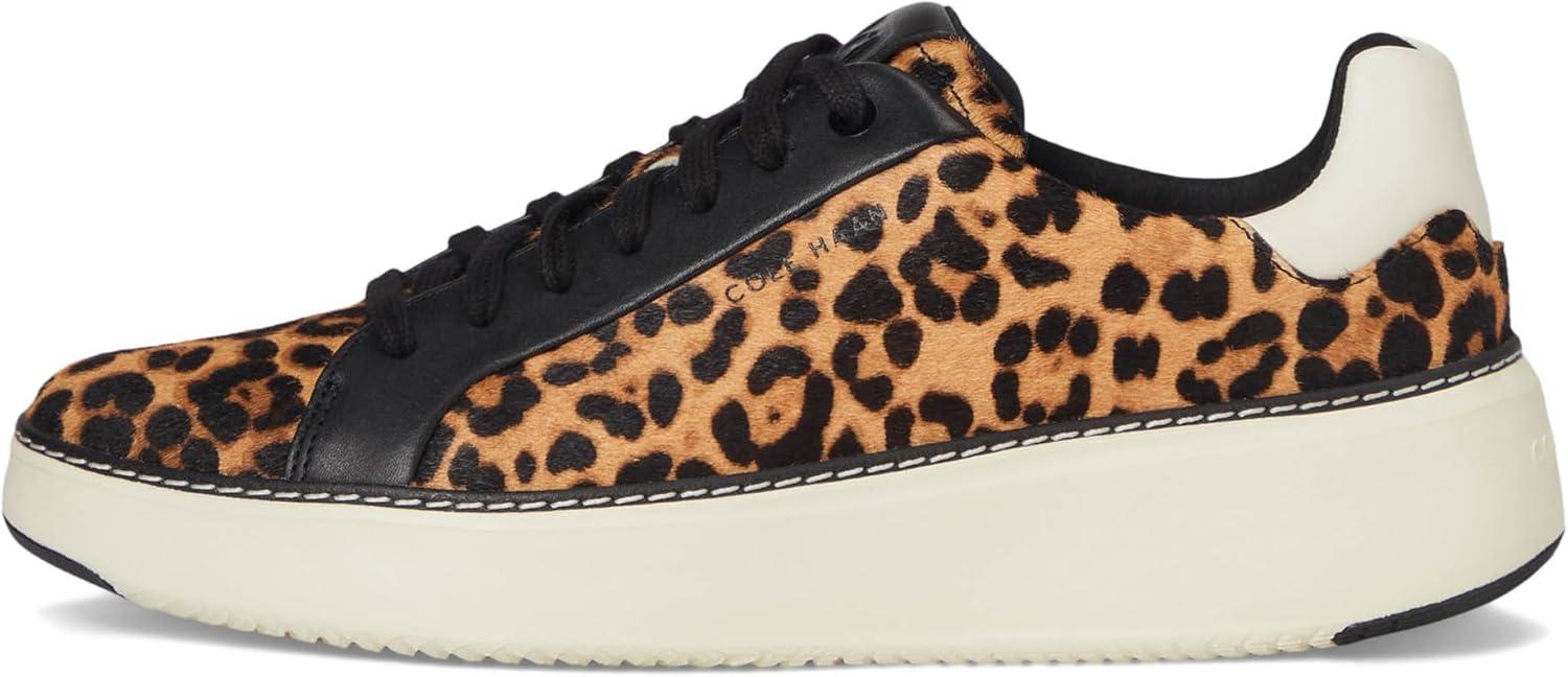 image:imageCole Haan Womens Grandpro Topspin Court SneakerLeopard Print HaircalfBlack