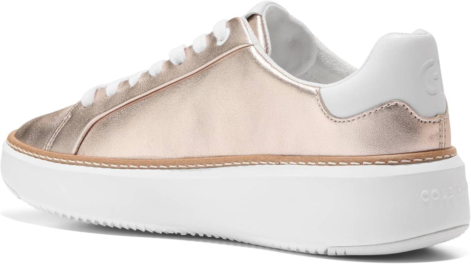 image:imageCole Haan Womens Grandpro Topspin Court SneakerMetallic Rose Gold