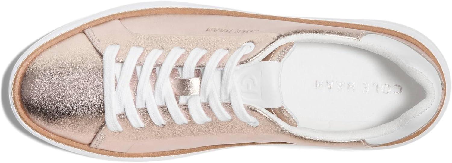 image:imageCole Haan Womens Grandpro Topspin Court SneakerMetallic Rose Gold