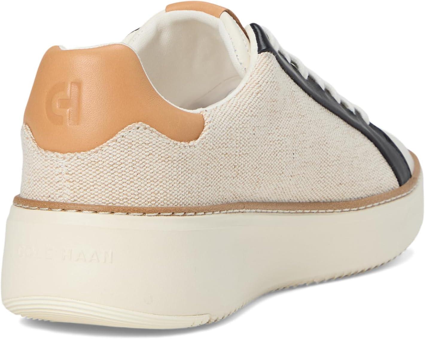 image:imageCole Haan Womens Grandpro Topspin Court SneakerNatural CanvasBlack