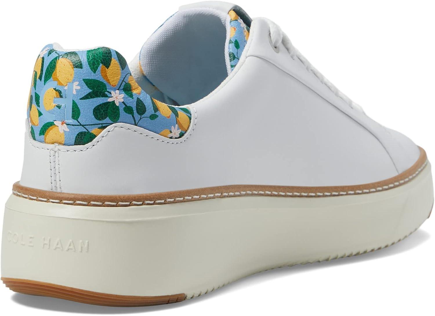 image:imageCole Haan Womens Grandpro Topspin Court SneakerOptic White Azure Lemon Print