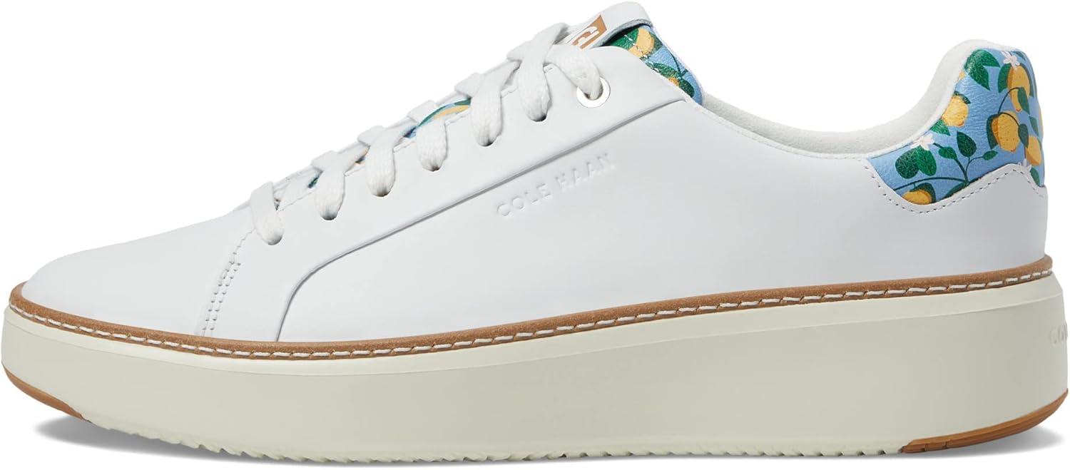 image:imageCole Haan Womens Grandpro Topspin Court SneakerOptic White Azure Lemon Print