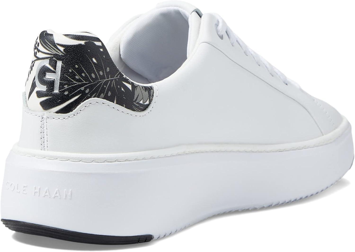 image:imageCole Haan Womens Grandpro Topspin Court SneakerOptic White Black White Tropical Print