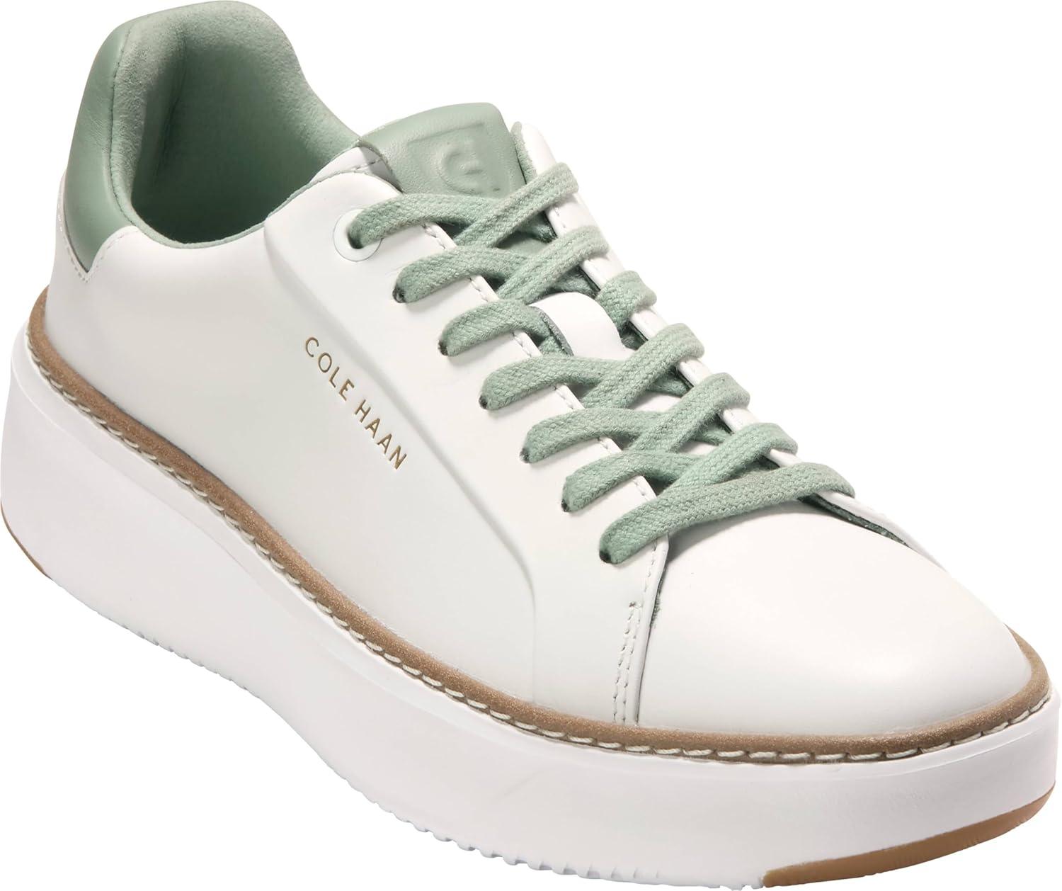 image:imageCole Haan Womens Grandpro Topspin Court SneakerOptic WhiteLily Pad Leather