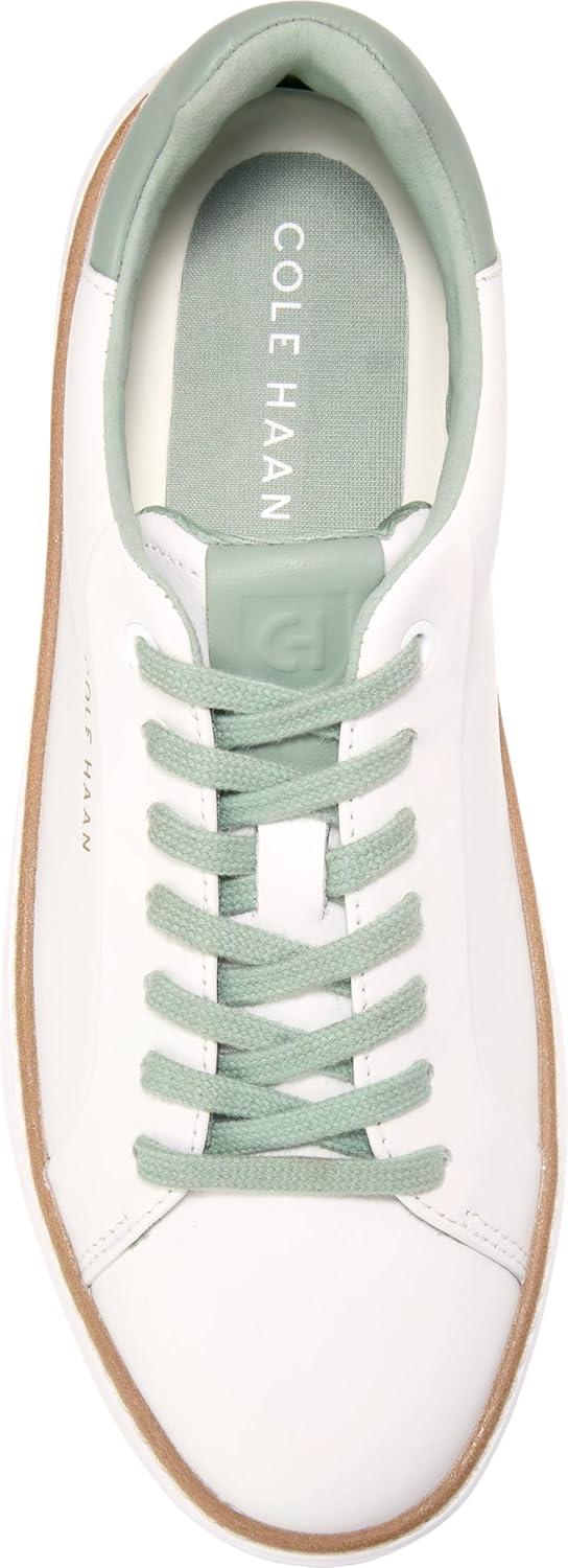 image:imageCole Haan Womens Grandpro Topspin Court SneakerOptic WhiteLily Pad Leather