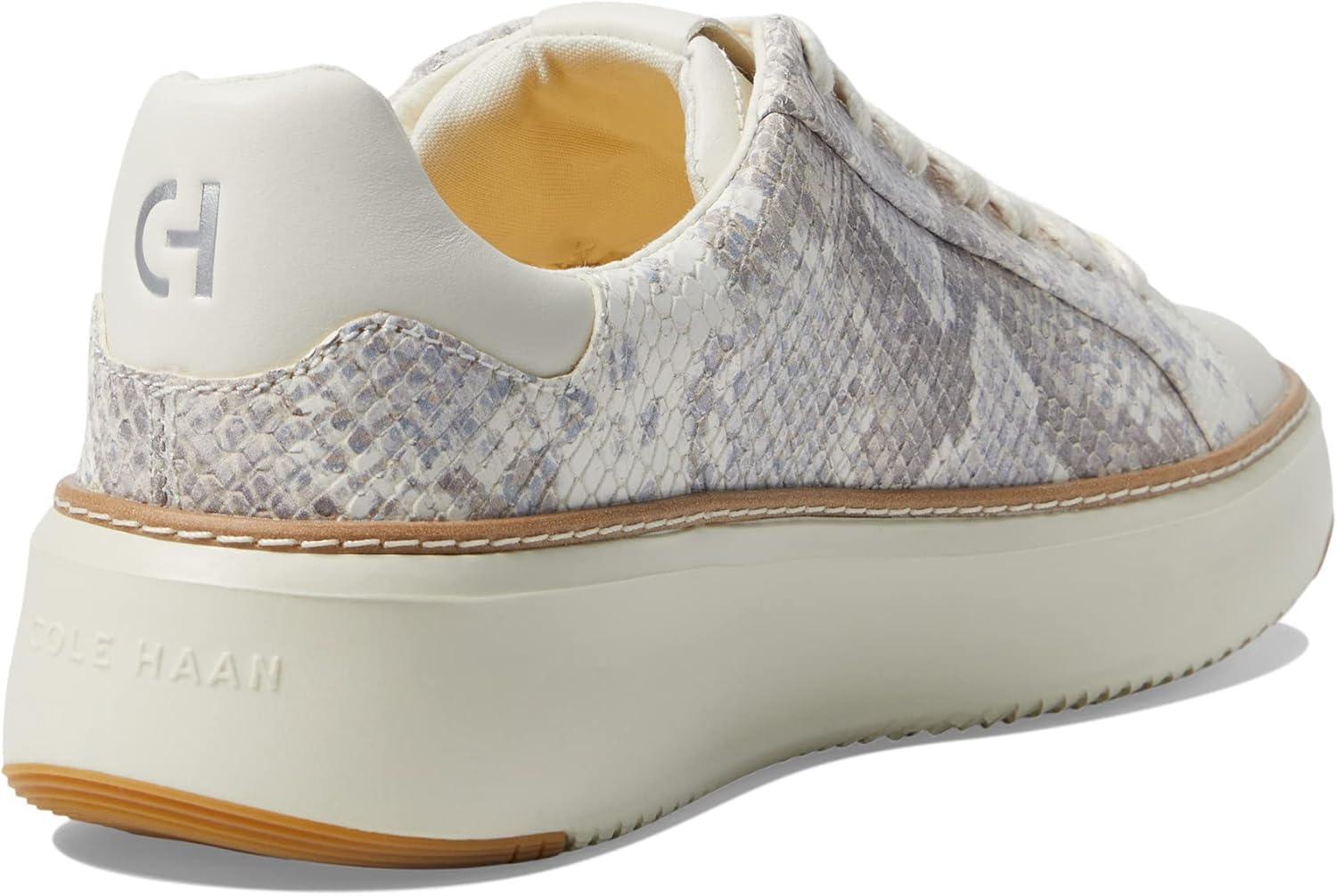 image:imageCole Haan Womens Grandpro Topspin Court SneakerRoccia Pearly Snake PrintIvory