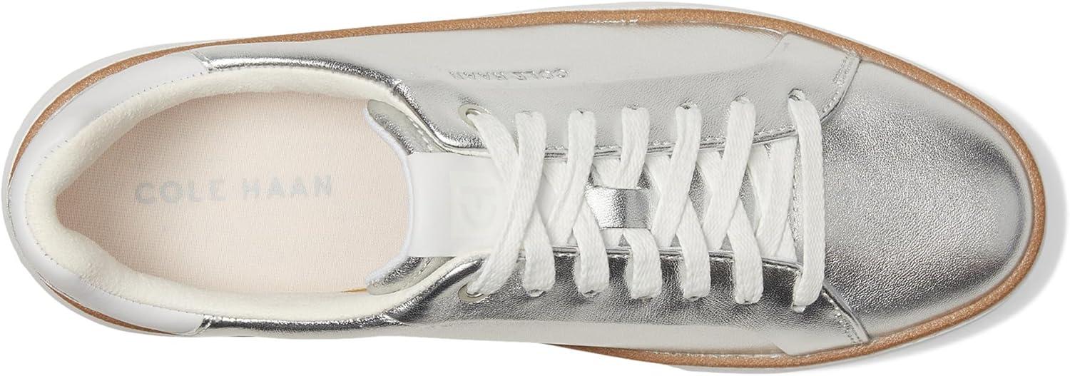 image:imageCole Haan Womens Grandpro Topspin Court SneakerSilver TalcaWhite