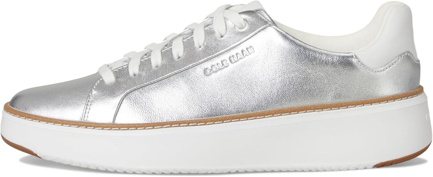 image:imageCole Haan Womens Grandpro Topspin Court SneakerSilver TalcaWhite