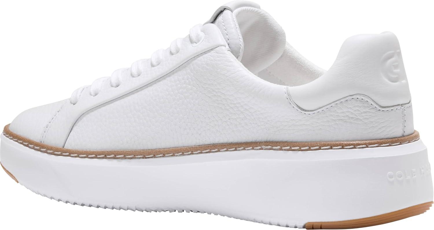 image:imageCole Haan Womens Grandpro Topspin Court SneakerWhite Waterproof Leather