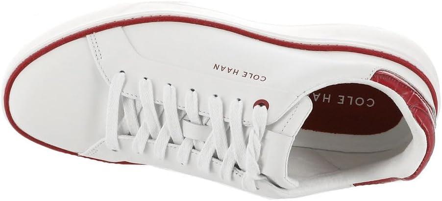 image:imageCole Haan Womens Grandpro Topspin Court SneakerWhiteRed Croc Print