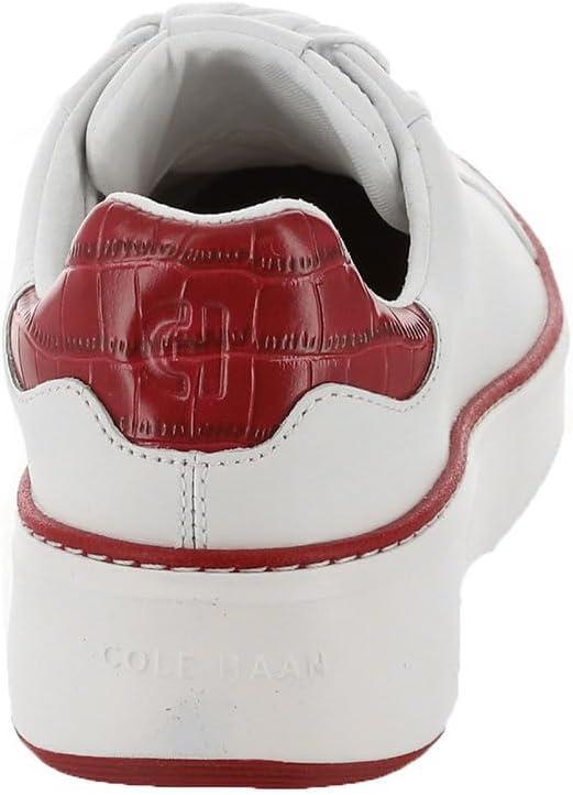 image:imageCole Haan Womens Grandpro Topspin Court SneakerWhiteRed Croc Print