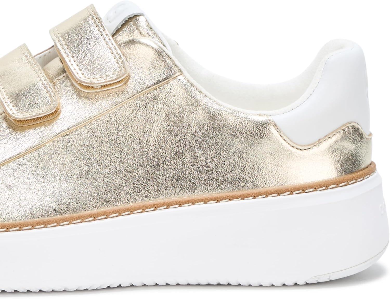 image:imageCole Haan Womens Grandpro Topspin Triple StrapSoft Gold TalcaWhite