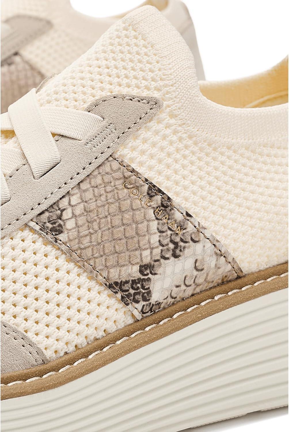 image:imageCole Haan Womens Originalgrand Max Stitchlite PlatformSand Dollar SdeMojave Snake Print Lthr