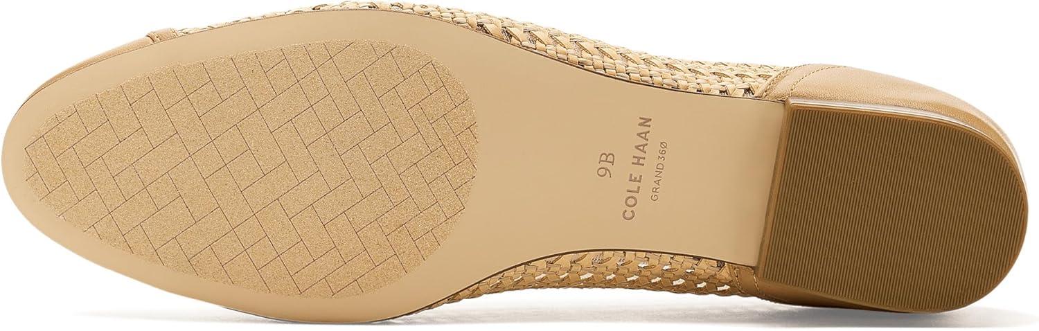 image:imageCole Haan Womens Raquelle Demi Wedge Ballet FlatNatural RaffiaBiscuit