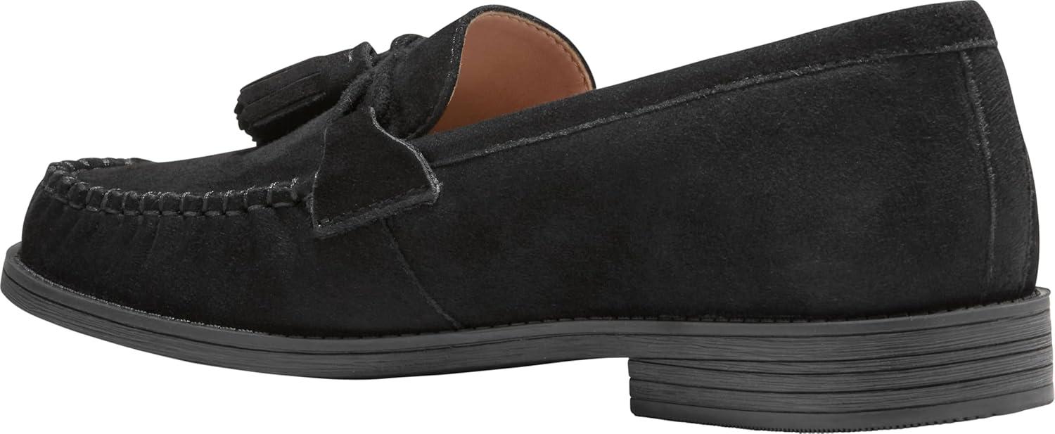 image:imageCole Haan Womens Stassi Soft Tassel LoafersBlack Suede