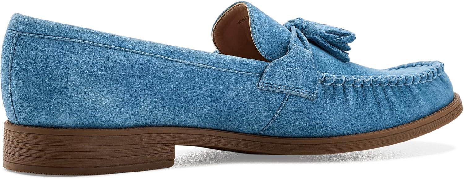 image:imageCole Haan Womens Stassi Soft Tassel LoafersProvincial Blue Suede