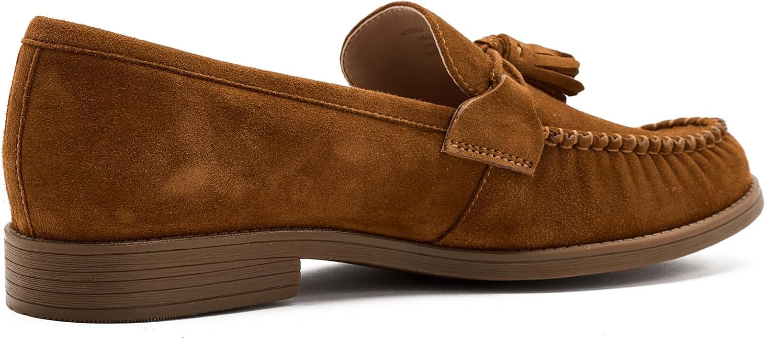 image:imageCole Haan Womens Stassi Soft Tassel LoafersTobacco Suede