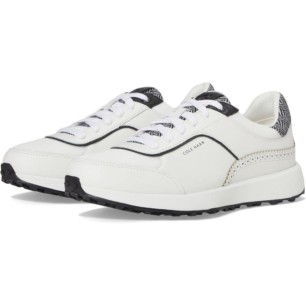 image:imageCole Haan Womens Grand Crosscourt Hallet RunnersWhite MeshHerringbone