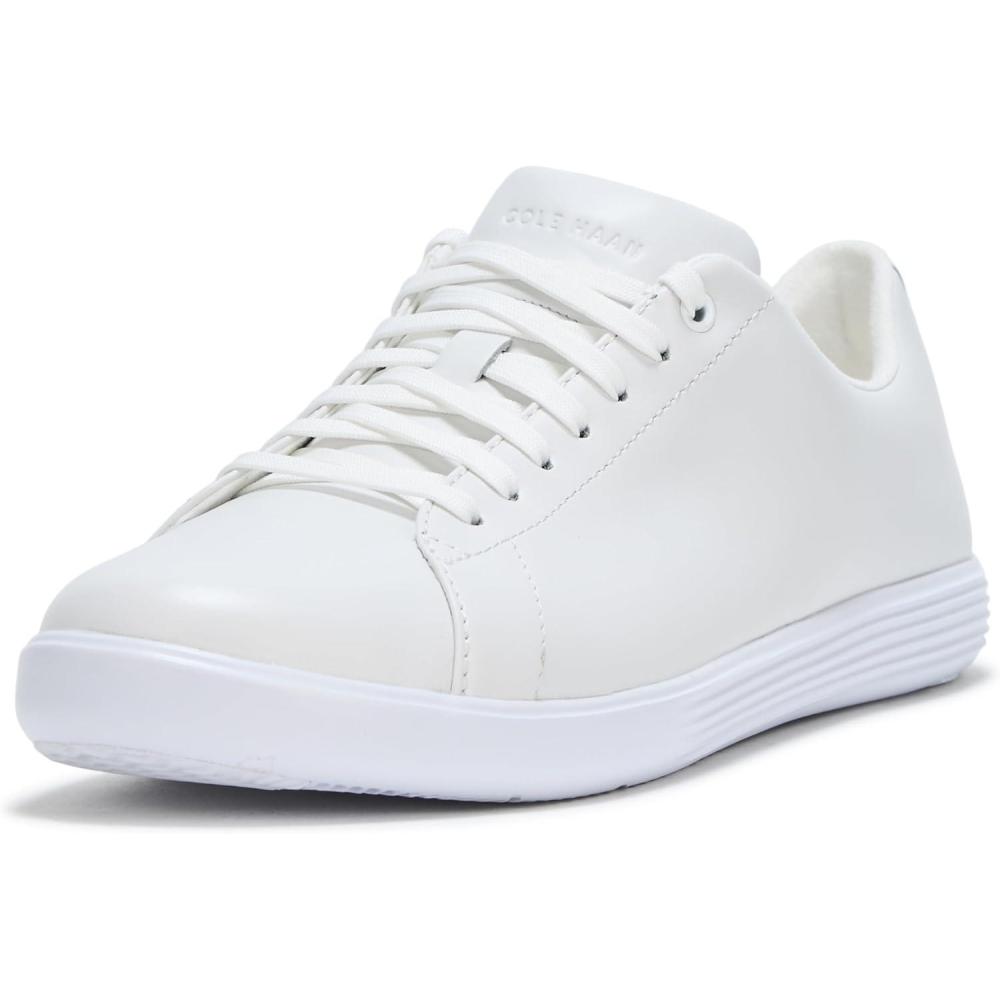 image:imageCole Haan Womens Grand Crosscourt LeatherWhite Perforated LeatherSkyway