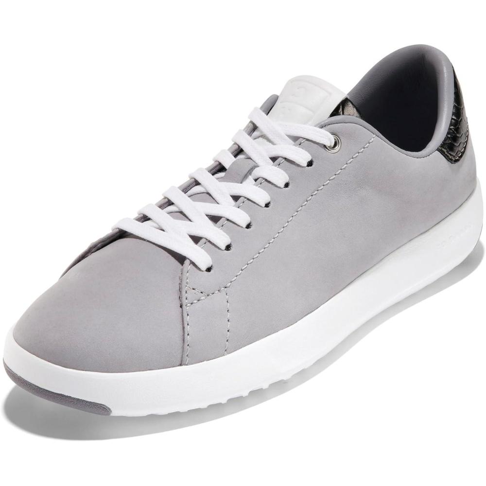 image:imageCole Haan Womens GrandPro Tennis Leather Lace OX Fashion SneakerDapple Gray Tumbled