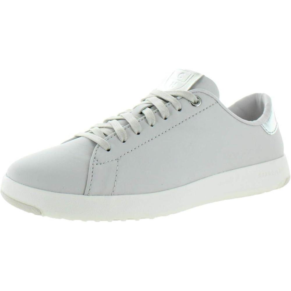 image:imageCole Haan Womens GrandPro Tennis Leather Lace OX Fashion SneakerNimbus Cloud LeatherArgento