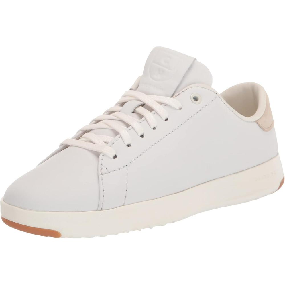 image:imageCole Haan Womens GrandPro Tennis Leather Lace OX Fashion SneakerOptic WhiteWhite