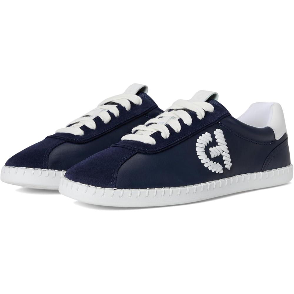 image:imageCole Haan Womens Grandpro AceliaMidnight MoonSuedeWhite