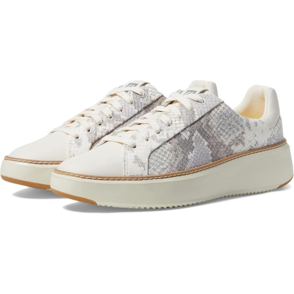 image:imageCole Haan Womens Grandpro Topspin Court SneakerRoccia Pearly Snake PrintIvory