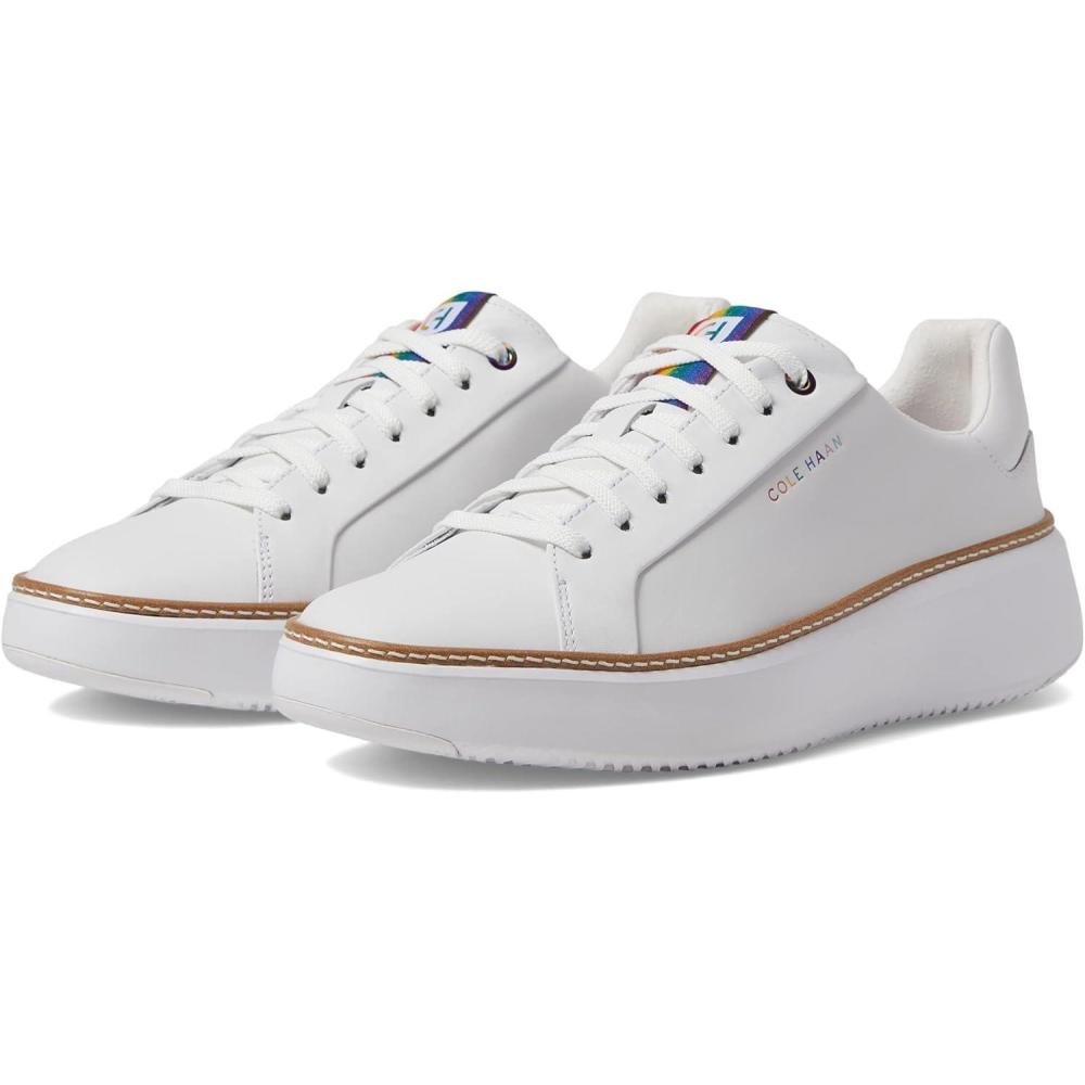 image:imageCole Haan Womens Grandpro Topspin Court SneakerWhitePride Multi
