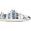 China Blue Ikat Print