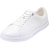 White Leather/Lily Pad Crocodile Print Leather