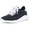 Black Knit/White