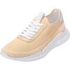 Vanilla Custard Knit/Leather/White