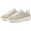Dove Metallic Suede
