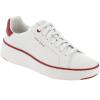 White/Red Croc Print