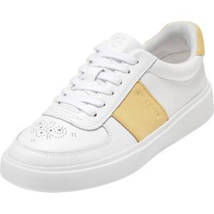 Cole Haan Women’s Grand Crosscourt Della(White/Pale Banana/White)