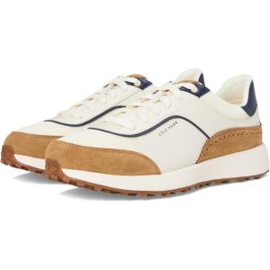 Cole Haan Women’s Grand Crosscourt Hallet Runners(Ivory/Golden Honey Suede/Midnight Moon)
