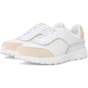 Cole Haan Women’s Grand Crosscourt Hallet Runners(White/Oat Suede/Gum)