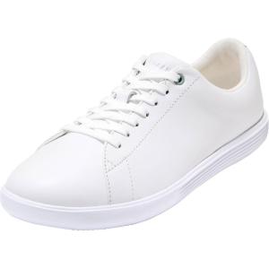 Cole Haan Women’s Grand Crosscourt Leather(White Leather/Lily Pad Crocodile Print Leather)