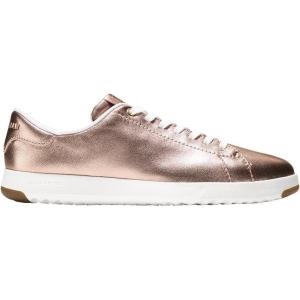 Cole Haan Women’s GrandPro Tennis Leather Lace OX Fashion Sneaker(Rose Gold)