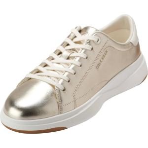 Cole Haan Women’s Grandpro Tennis II Sneaker(Soft Gold Leather)