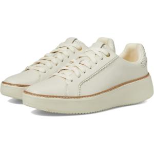 Cole Haan Women’s Grandpro Topspin Court Sneaker(Ivory Perf Scallop)