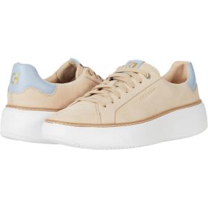 Cole Haan Women’s Grandpro Topspin Court Sneaker(Oat/Blue Fog)