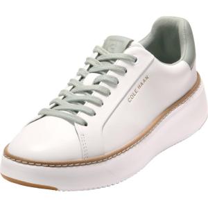 Cole Haan Women’s Grandpro Topspin Court Sneaker(Optic White/Lily Pad Leather)