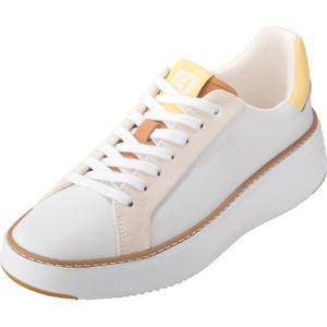 Cole Haan Women’s Grandpro Topspin Court Sneaker(White/Birch Suede)