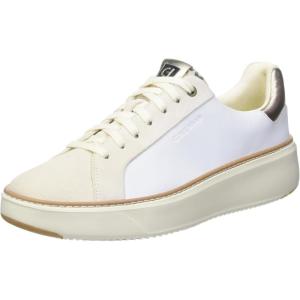 Cole Haan Women’s Grandpro Topspin Court Sneaker(White/Leopard Print)