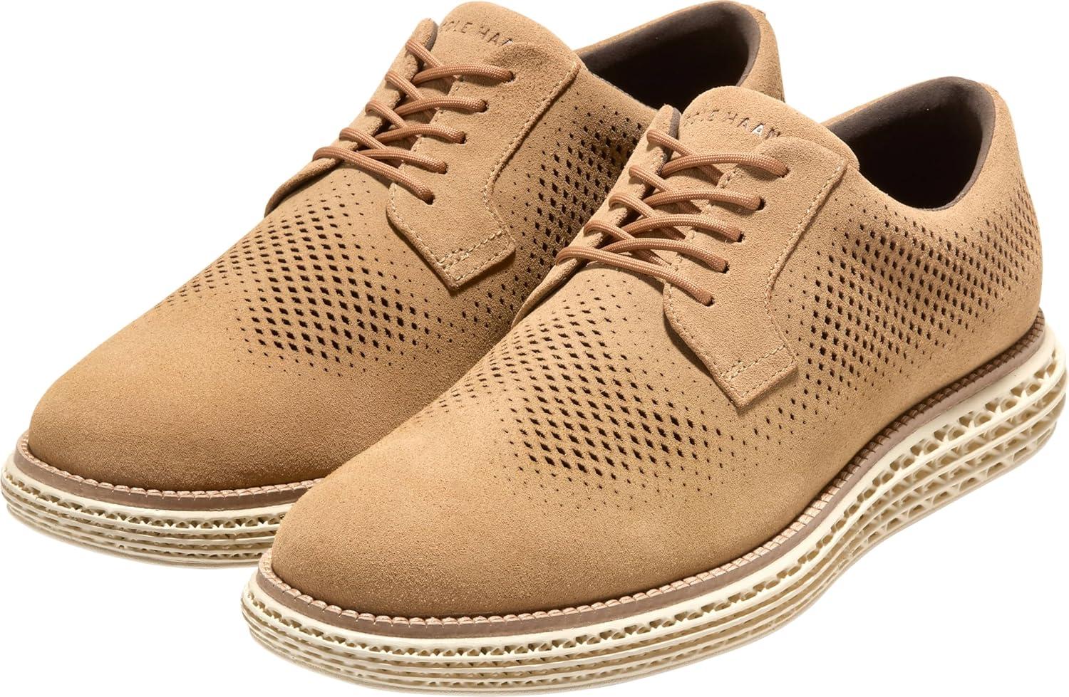 image:imageCole Haan Mens OriginalGrand 20 OxfordOrzo SuedeNaturalAngora