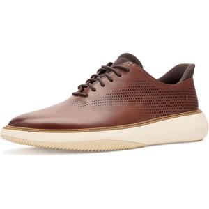 Cole Haan Men’s Grand Phaze Quick-On Laser Cut Oxford(British Tan/Dark Natural)