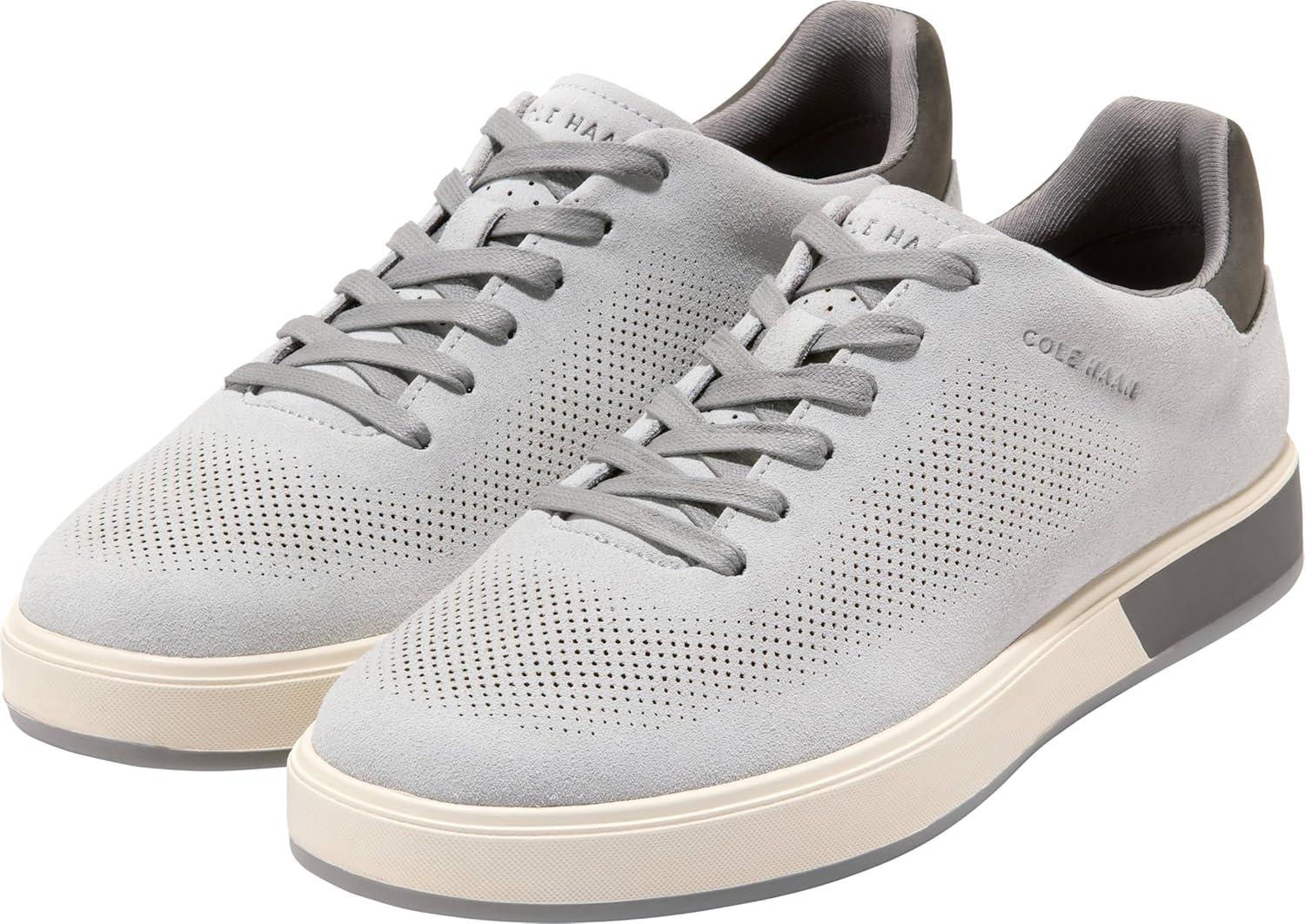 image:imageCole Haan Mens Grandpro Angleace SneakerGray Dawn SuedeCastlerockIvory