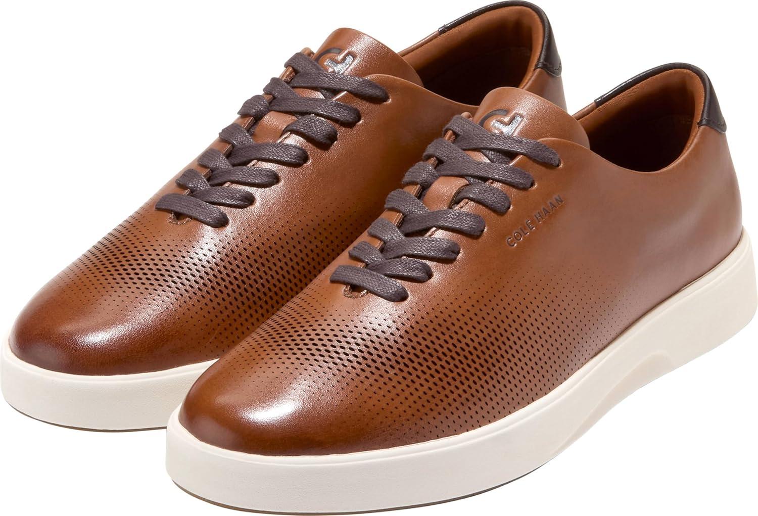image:imageCole Haan Mens Grandpro Cityspectre Laser PerforatedBristish TanDark ChocolateAngora